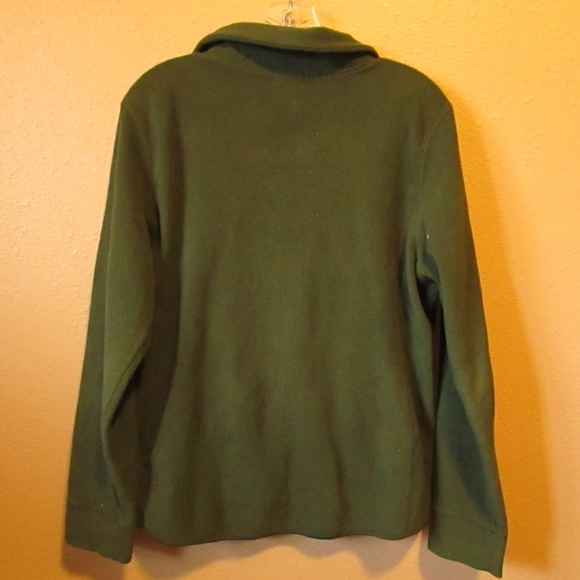 Old Navy Green Full-Zip Fleece Jacket - Picture 3 of 3